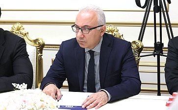 Встреча делегации Совета Федерации с Председателем Национального Собрания Республики Армения Аленом Симоняном