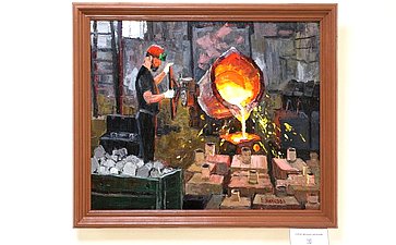 Открытие в Совете Федерации выставки индустриальных пейзажей, посвященной Дню машиностроителя