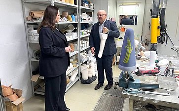 Ольга Щетинина посетила новый центр протезирования и ортопедии в Нижнем Новгороде