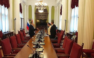 Елена Афанасьева встретилась с сербскими парламентариями в Народной скупщине Республики Сербии