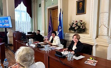 Елена Афанасьева приняла участие в торжественной встрече женщин, занимающихся дипломатической и международной деятельностью