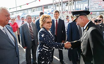 В. Матвиенко в порту Второй форум регионов России и Беларуси начал свою работу