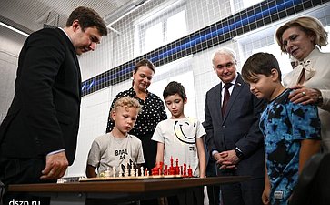 Открытие шахматного клуба в Едином центре поддержки участников СВО