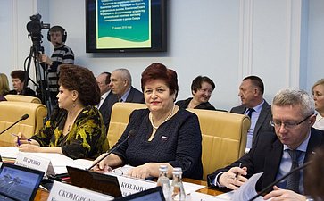 Л. Козлова Расширенное заседание Комитета Совета Федерации по социальной политике