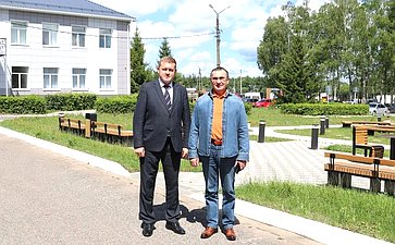 Николай Федоров посетил Чебоксарский муниципальный округ Чувашии и провел рабочую встречу с его главой Владимиром Михайловым