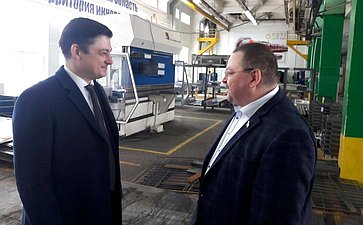 Олег Мельниченко посетил Пензенский завод точных приборов