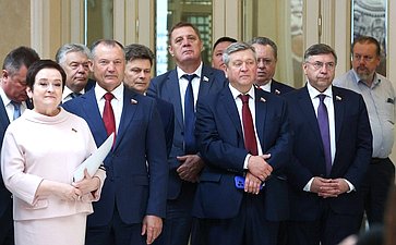 Открытие в Совете Федерации выставки Министерства энергетики РФ «Векторы развития энергетики — импульс для будущего России»