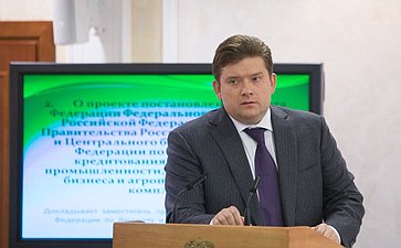 Н. Журавлев Заседание Комитета Совета Федерации по бюджету и финансовым рынкам