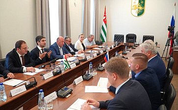 Состоялось заседание Комиссии по сотрудничеству Совета Федерации и Народного Собрания – Парламента Республики Абхазия