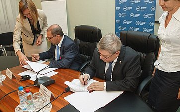 Подписание соглашения о взаимодействии между Российским союзом налогоплательщиков и Ассоциацией российских банков