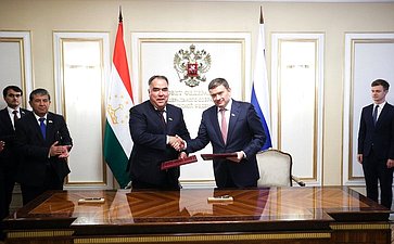 14-е заседание Комиссии по сотрудничеству Совета Федерации Федерального Собрания Российской Федерации и Маджлиси милли Маджлиси Оли Республики Таджикистан