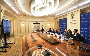 Пленарное заседание Палаты молодых законодателей при Совете Федерации