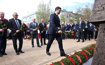 Александр Вайнберг принял участие в открытии памятника нижегородскому кораблестроителю Николаю Сергеевичу Жаркову