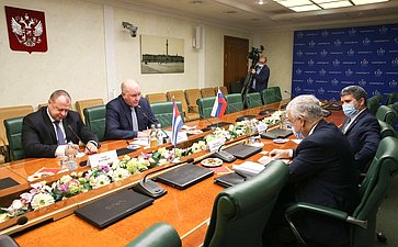 Встреча Григория Карасина с Чрезвычайным и Полномочным Послом Республики Куба в РФ