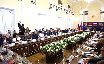 Делегация Совета Федерации приняла участие в работе Межпарламентской комиссии по сотрудничеству Федерального Собрания РФ и Национального Собрания Республики Армения