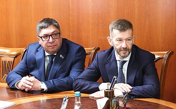 Валентина Матвиенко провела встречу с губернатором Чукотского автономного округа Владиславом Кузнецовым