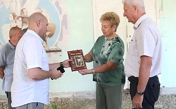 Ольга Бас проинспектировала восстановление социальных объектов в городе Краснодон