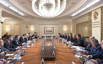 Встреча Председателя СФ В. Матвиенко с Президентом Сербии А. Вучичем