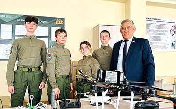 В рамках выездного заседания Комитета СФ по обороне и безопасности сенаторы посетили Центр военно-спортивной подготовки ВОИН