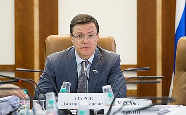 Д. Азаров Заседание Комитета Совета Федерации по федеративному устройству, региональной политике, местному самоуправлению и делам Севера