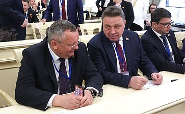 Сенаторы приняли участие в заседании Совета законодателей Российской Федерации при Федеральном Собрании Российской Федерации