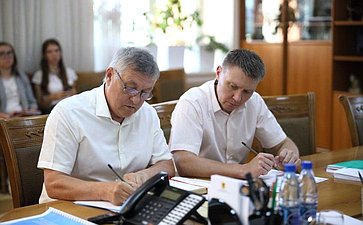 Встреча Сергея Михайлова с губернатором Забайкалья Александром Осиповым