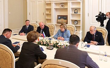 Валентина Матвиенко провела встречу с Председателем Парламента Республики Молдова Зинаидой Гречаный
