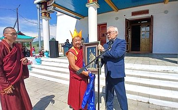 Баир Жамсуев принял участие в мероприятиях, посвященных 200-летнему юбилею Тарбагатайского дацана