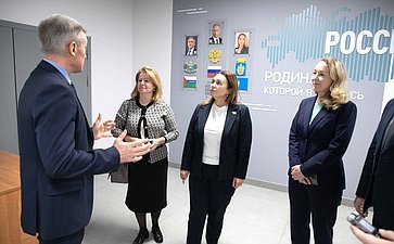 Сенаторы посетили Центр физкультурной и спортивной работы «Олимпия» Тюменского муниципального района