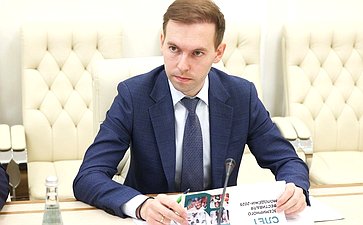 Встреча первого заместителя председателя Комитета СФ по социальной политике Александра Варфоломеева с депутатом Национального Собрания Республики Армения Алексеем Сандыковым