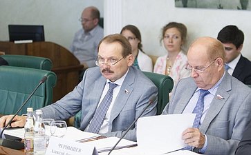 Заседание комитета СФ по аграрно-продовольственной политике-5 Белоусов и Чернышев