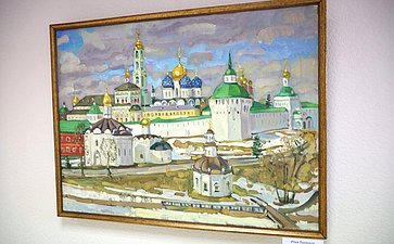 Открытие в Совете Федерации выставки художника И. Лысенкова «О России Святой»