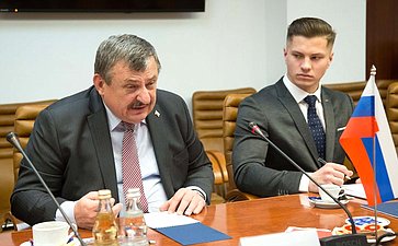 Встреча В. Бондарева с председателем Комитета по обороне и безопасности Национального совета Словацкой Республики Антоном Грнко
