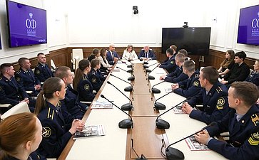 Встреча сенатора РФ с курсантами Псковского филиала Санкт-Петербургского университета ФСИН