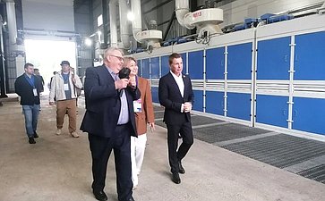 Игорь Зубарев принял участие в церемонии открытия нового завода по производству кормов для ценных пород рыб
