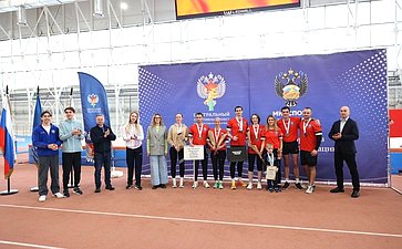 Роман Маслов вместе с командой Совета Федерации принял участие в XVIII Спартакиаде по лёгкой атлетике