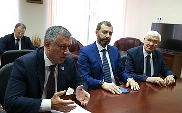 Встреча председателя Комитета СФ по аграрно-продовольственной политике и природопользованию с Губернатором Иркутской области