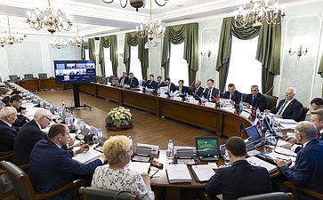 Участие сенаторов Российской Федерации в заседании Постоянной комиссии ПА ОДКБ по вопросам обороны и безопасности