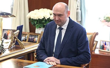 Валентина Матвиенко провела встречу с врио губернатора Оренбургской области – председателем Правительства Оренбургской области Евгением Солнцевым