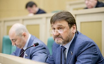Владимир Лебедев 371-е заседание Совета Федерации