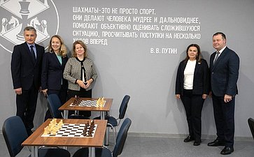Сенаторы посетили Центр физкультурной и спортивной работы «Олимпия» Тюменского муниципального района