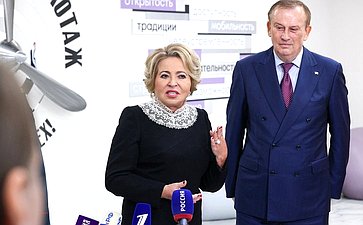 Валентина Матвиенко приняла участие в торжественном открытии Гатчинского центра образования «Высший пилотаж»