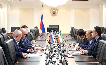 Григорий Карасин провёл встречу с Чрезвычайным и Полномочным Послом Исламской Республики Иран Каземом Джалали