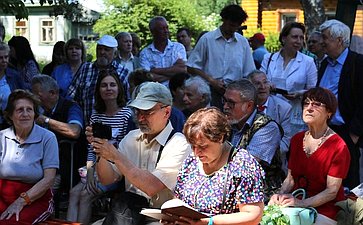 Ольга Хохлова приняла участие в открытии музея русского писателя В. Солоухина