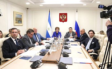 Совместное заседание групп по сотрудничеству Совета Федерации и Национальной ассамблеи Республики Никарагуа, приуроченное ко Дню дружбы между Россией и Никарагуа