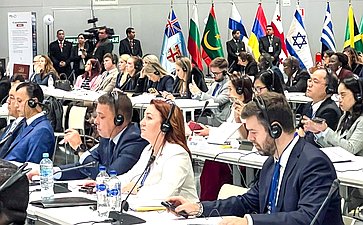 Айрат Гибатдинов и Наталья Кувшинова приняли участие в заседаниях парламентских комиссий в рамках 11-й Всемирной конференции молодых парламентариев МПС