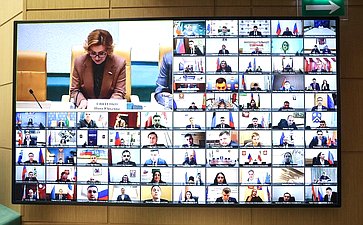 Заседание Палаты молодых законодателей при Совете Федерации