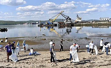 Татьяна Сахарова в рамках работы в регионе приняла участие в мероприятиях второго Всероссийского форума-фестиваля волонтеров «Арктика. Лёд тронулся»