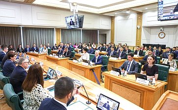 Заседание Палаты молодых законодателей при Совете Федерации