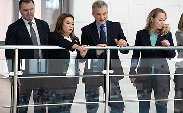 Сенаторы посетили Центр физкультурной и спортивной работы «Олимпия» Тюменского муниципального района